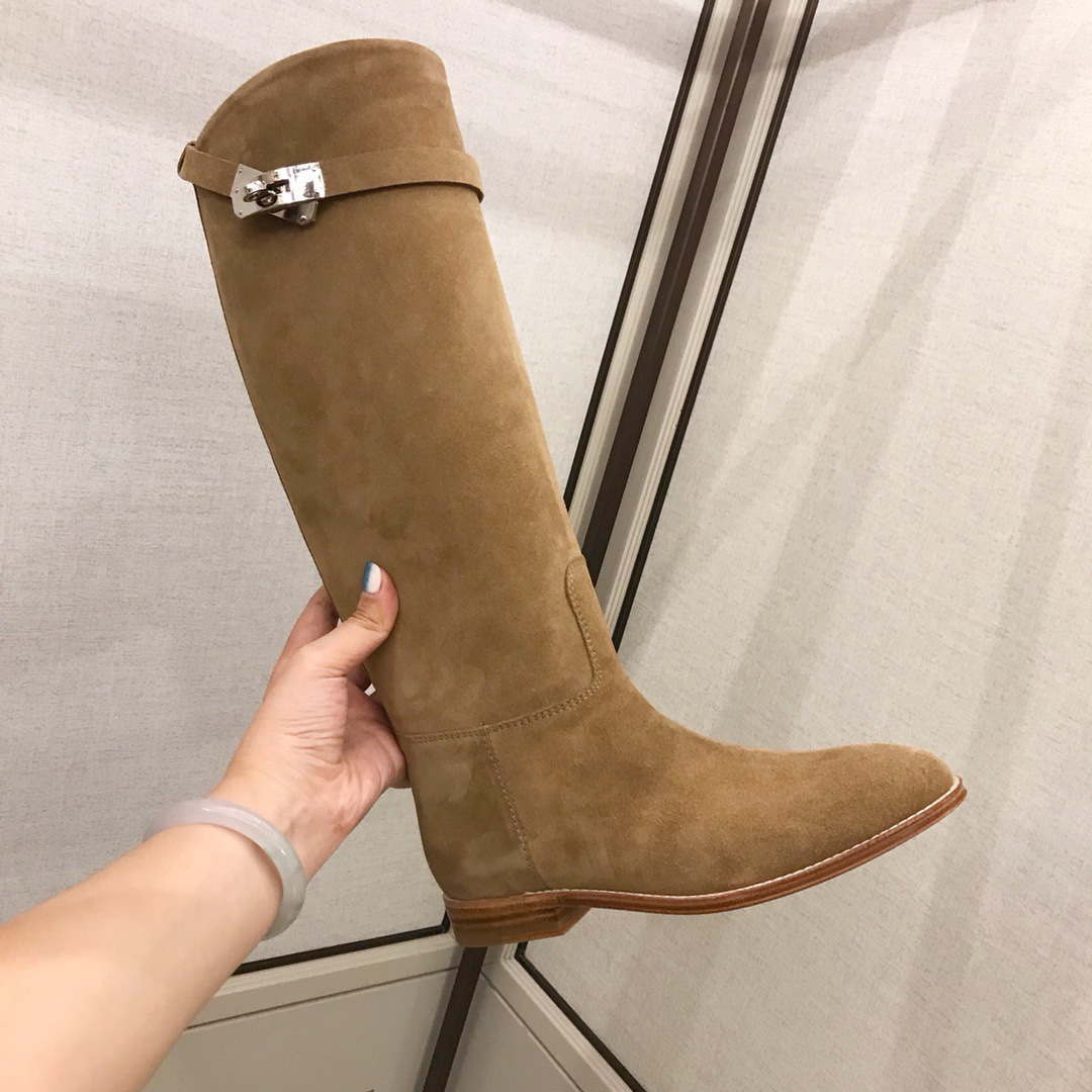 Hermès Women's Jumping leather riding boots H042138Zv01340 Tan | hermes womens jumping leather riding boots h042138zv01340 003