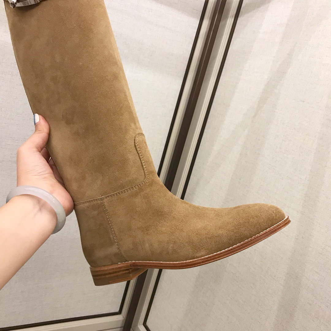 Hermès Women's Jumping leather riding boots H042138Zv01340 Tan | hermes womens jumping leather riding boots h042138zv01340 006