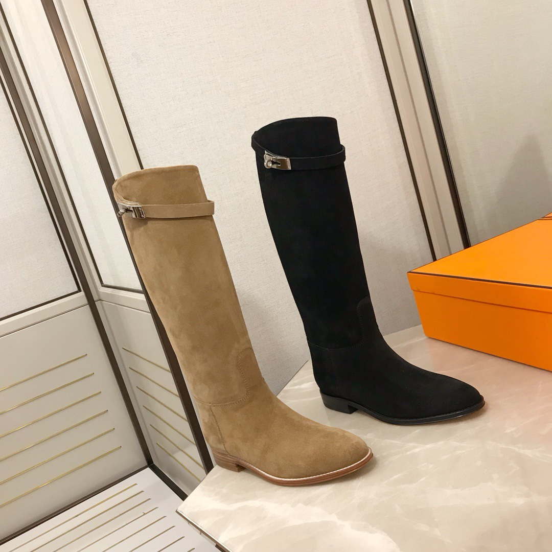Hermès Women's Jumping leather riding boots H042138Zv01340 | hermes womens jumping leather riding boots h042138zv01340 017