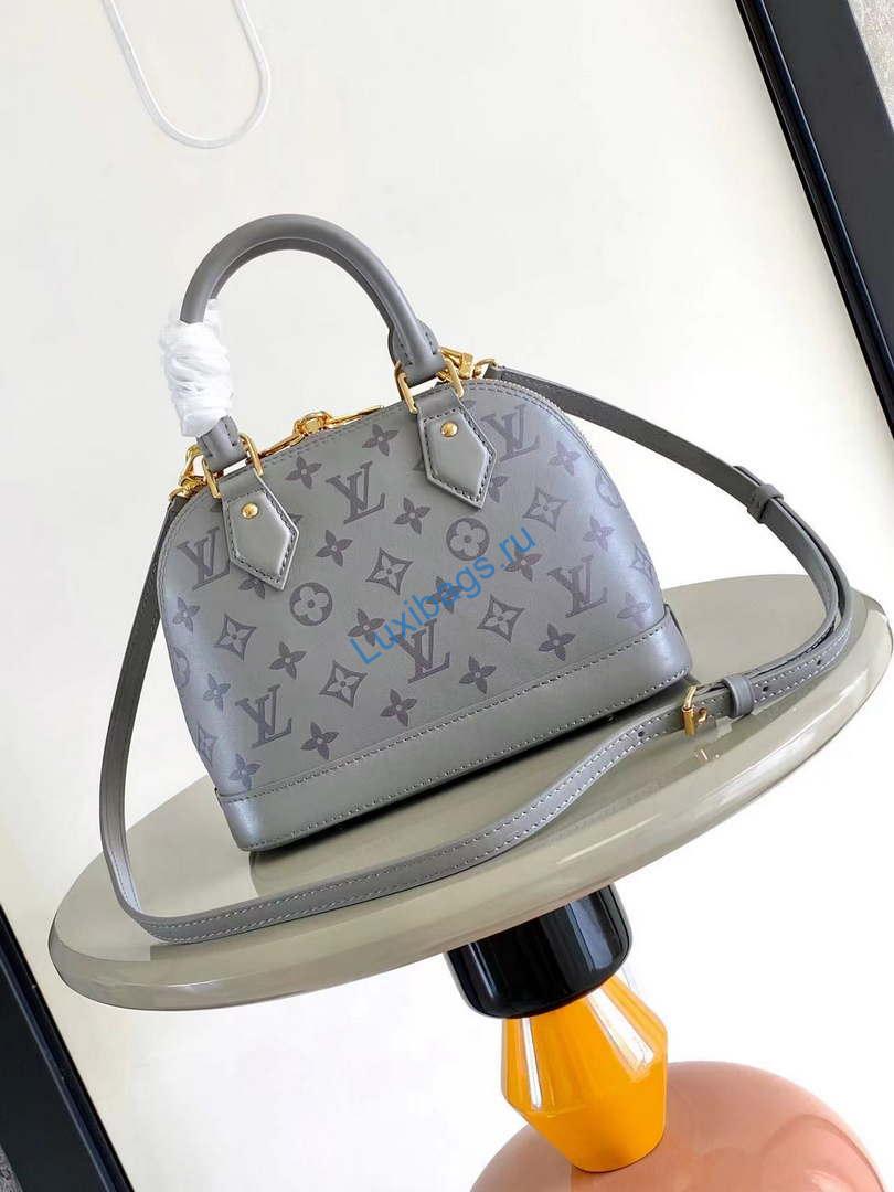 LV M12561 Louis Vuitton New Alma BB Bag Other Leathers Gris Trianon | lv m12561 louis vuitton new alma bb bag gris trianon 003