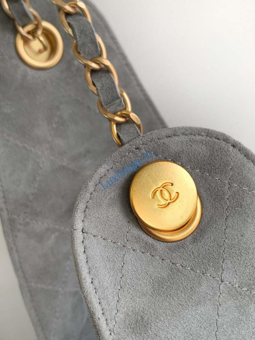 Chanel A99921 Shopping bag Bucket Drawstring 25A Bag Nubuck leather | chanel a99921 shopping bag bucket drawstring 25a bag 005