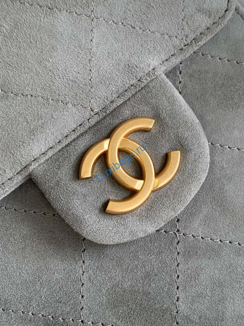 Chanel A99921 Shopping bag Bucket Drawstring 25A Bag Nubuck leather | chanel a99921 shopping bag bucket drawstring 25a bag 008