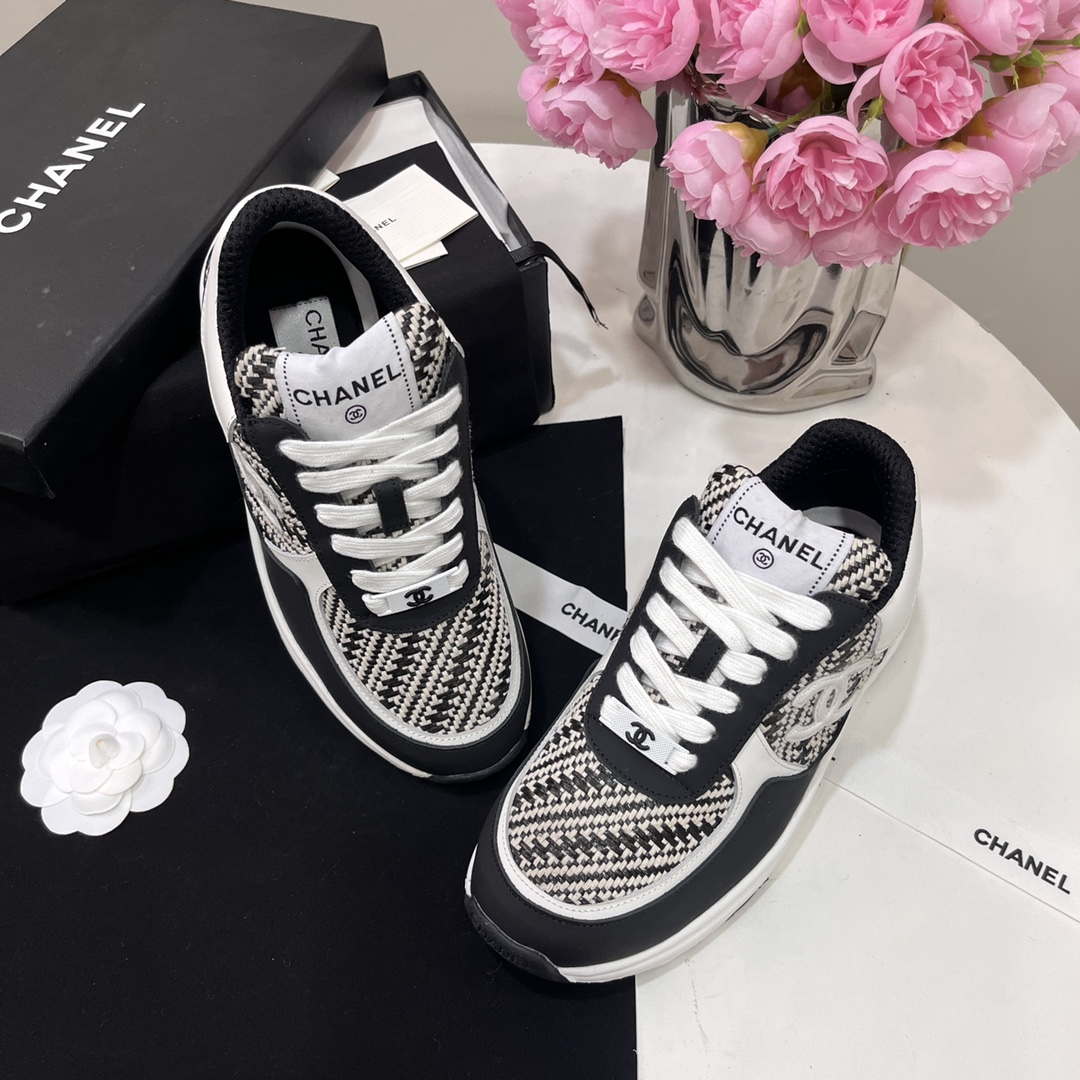 Chanel G39066 Men Women's Panda casual Trainer Sneaker C91204 | chanel g39066 men womens trainer sneaker c91200 041