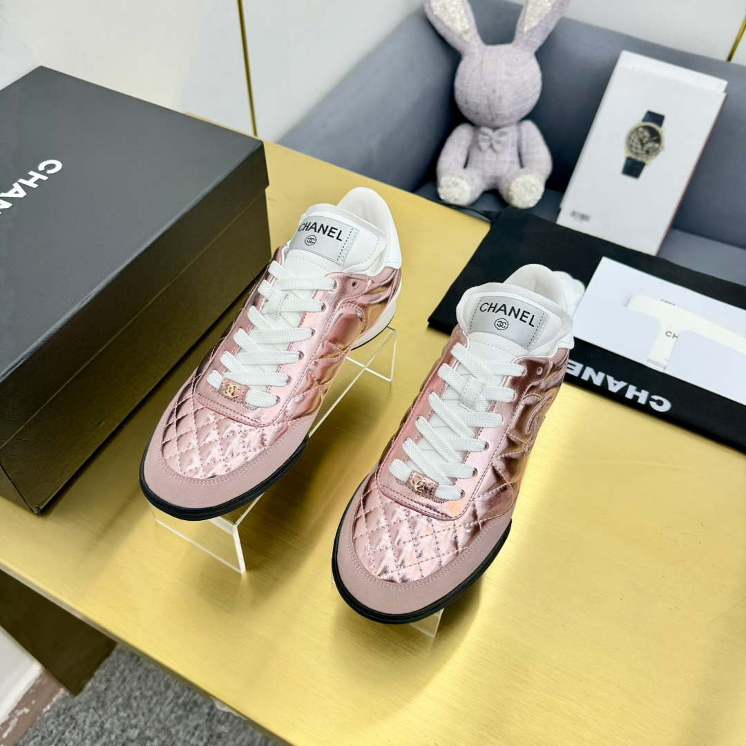 Chanel G39066 Women's 24B Trainer Lambskin Sneaker C912455 | chanel g39066 womens 24b trainer lambskin sneaker c912455 005