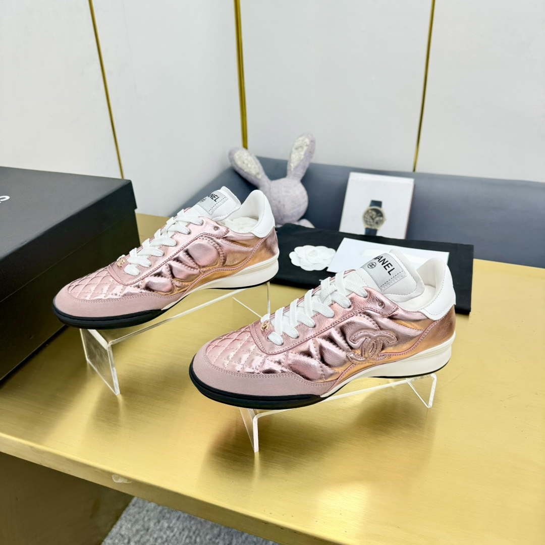 Chanel G39066 Women's 24B Trainer Lambskin Sneaker C912455 | chanel g39066 womens 24b trainer lambskin sneaker c912455 006