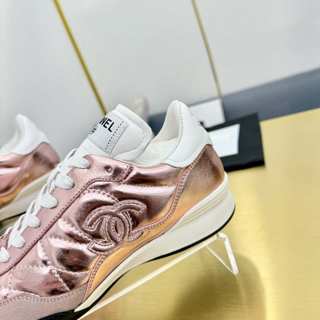 Chanel G39066 Women's 24B Trainer Lambskin Sneaker C912455 | chanel g39066 womens 24b trainer lambskin sneaker c912455 008