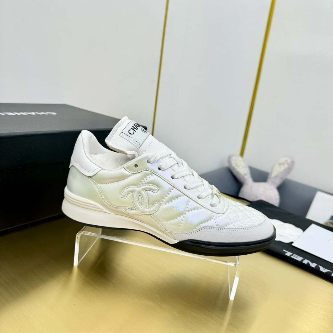 Chanel G39066 Women's 24B Trainer Lambskin Sneaker C912456 | chanel g39066 womens 24b trainer lambskin sneaker c912455 012