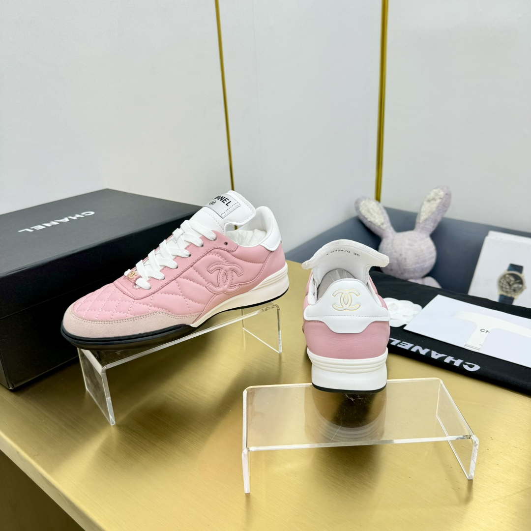 Chanel G39066 Women's 24B Trainer Lambskin Sneaker C912457 | chanel g39066 womens 24b trainer lambskin sneaker c912455 023