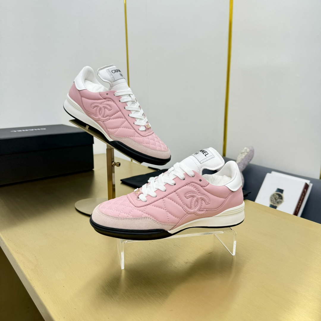Chanel G39066 Women's 24B Trainer Lambskin Sneaker C912457 | chanel g39066 womens 24b trainer lambskin sneaker c912455 026