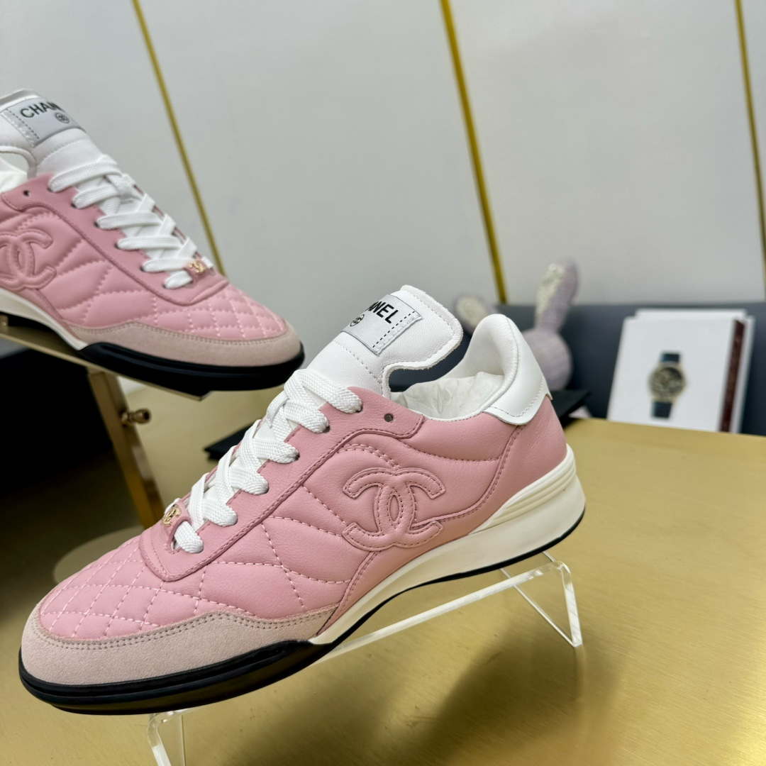 Chanel G39066 Women's 24B Trainer Lambskin Sneaker C912457 | chanel g39066 womens 24b trainer lambskin sneaker c912455 027