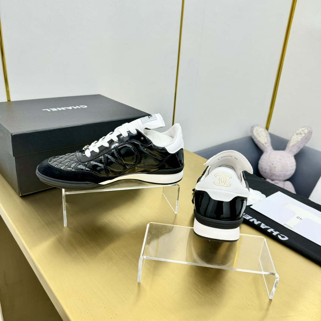 Chanel G39066 Women's 24B Trainer Lambskin Sneaker C912459 | chanel g39066 womens 24b trainer lambskin sneaker c912455 043