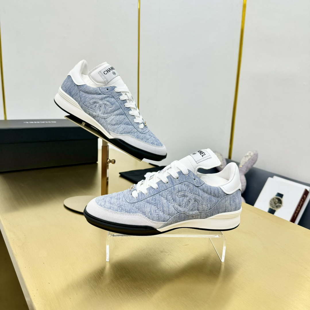 Chanel G39066 Women's 24B Trainer Lambskin Sneaker C912460 | chanel g39066 womens 24b trainer lambskin sneaker c912455 047