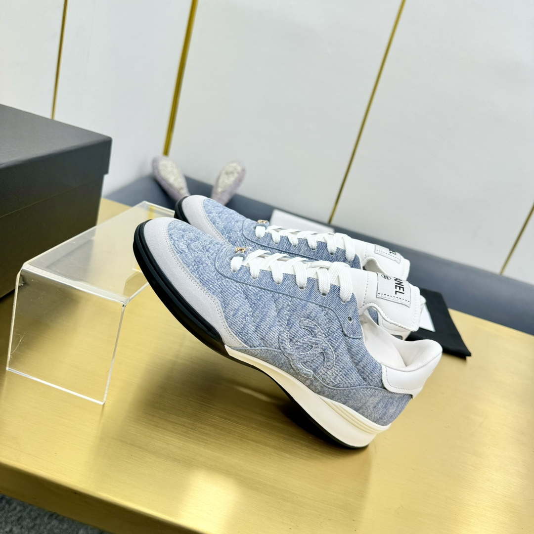 Chanel G39066 Women's 24B Trainer Lambskin Sneaker C912460 | chanel g39066 womens 24b trainer lambskin sneaker c912455 049