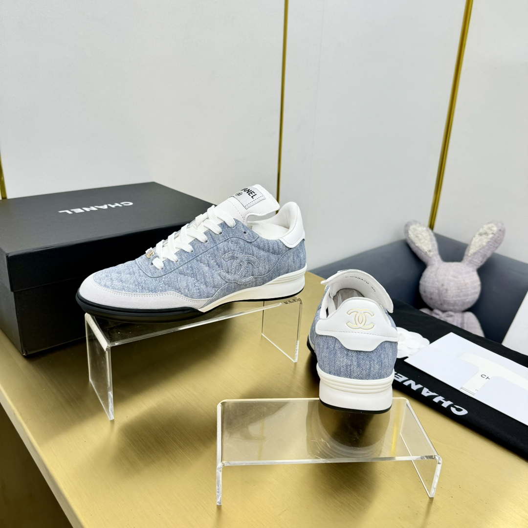 Chanel G39066 Women's 24B Trainer Lambskin Sneaker C912460 | chanel g39066 womens 24b trainer lambskin sneaker c912455 050