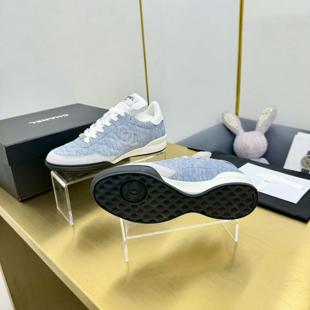 Chanel G39066 Women's 24B Trainer Lambskin Sneaker C912460 | chanel g39066 womens 24b trainer lambskin sneaker c912455 051