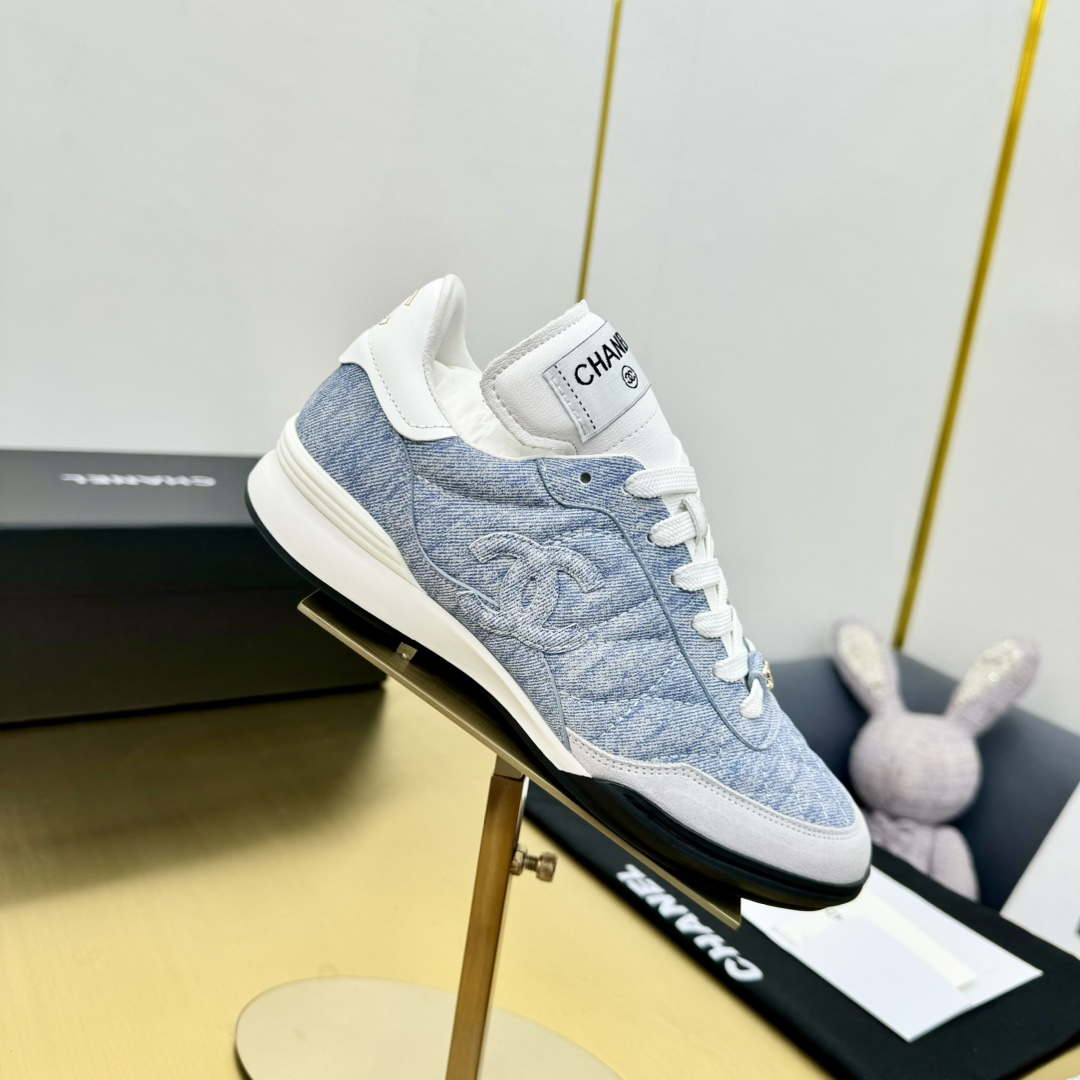 Chanel G39066 Women's 24B Trainer Lambskin Sneaker C912460 | chanel g39066 womens 24b trainer lambskin sneaker c912455 053