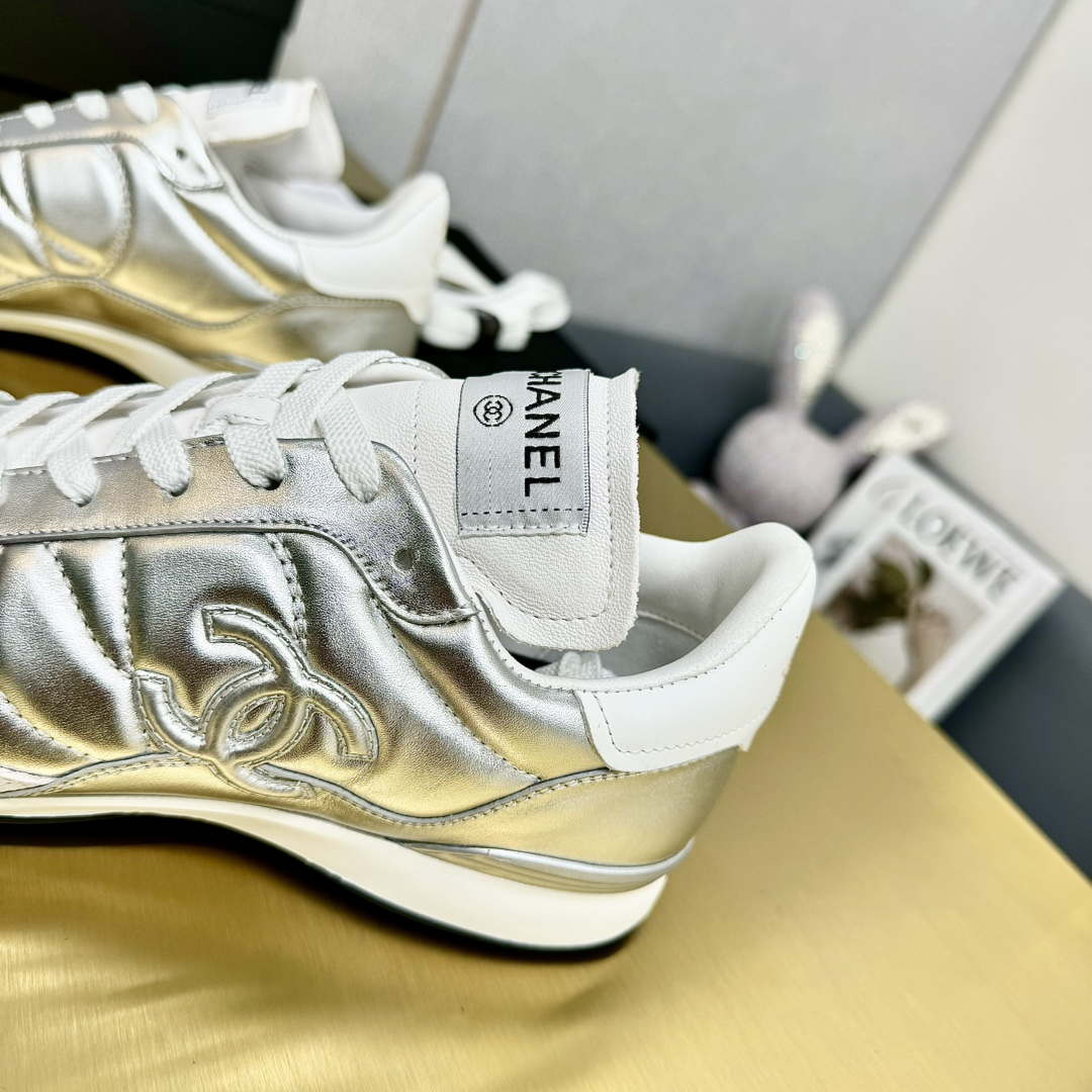 Chanel G39066 Women's 24B Trainer Lambskin Sneaker C912461 | chanel g39066 womens 24b trainer lambskin sneaker c912455 063