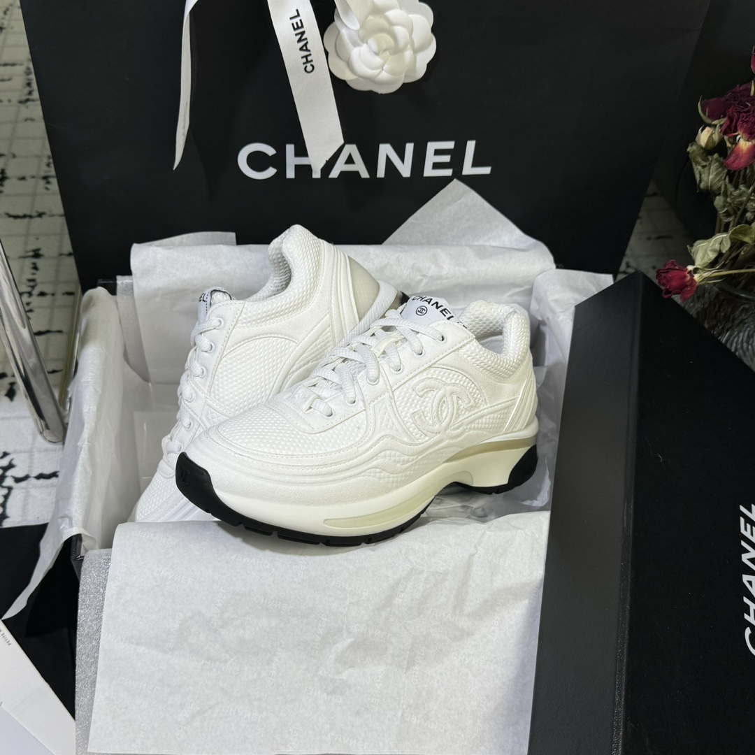 Chanel G45077 Women's 24B Trainer Fabric Sneaker C912467 | chanel g45077 womens 24b trainer fabric sneaker c912466 011