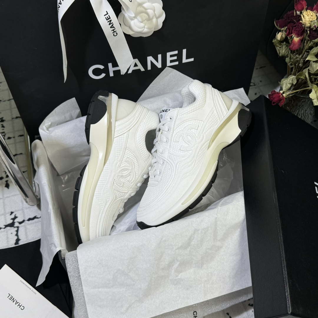 Chanel G45077 Women's 24B Trainer Fabric Sneaker C912467 | chanel g45077 womens 24b trainer fabric sneaker c912466 012