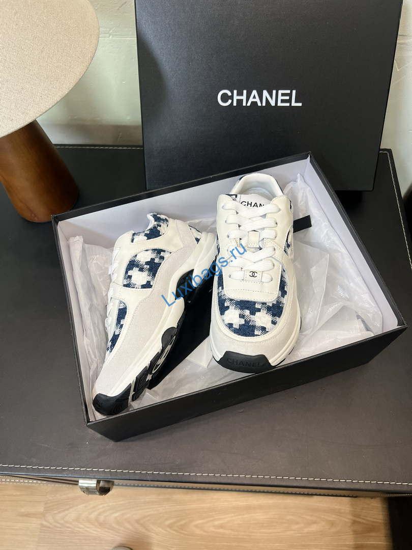 Chanel G45077 Women's Trainer Wool Sneaker C912468 | chanel g45077 womens 24b trainer wool sneaker c912467 012