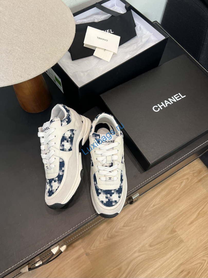 Chanel G45077 Women's Trainer Wool Sneaker C912468 | chanel g45077 womens 24b trainer wool sneaker c912467 015