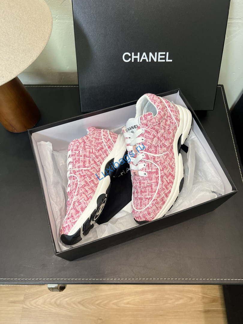 Chanel G45077 Women's Trainer Wool Sneaker C912470 | chanel g45077 womens 24b trainer wool sneaker c912467 031