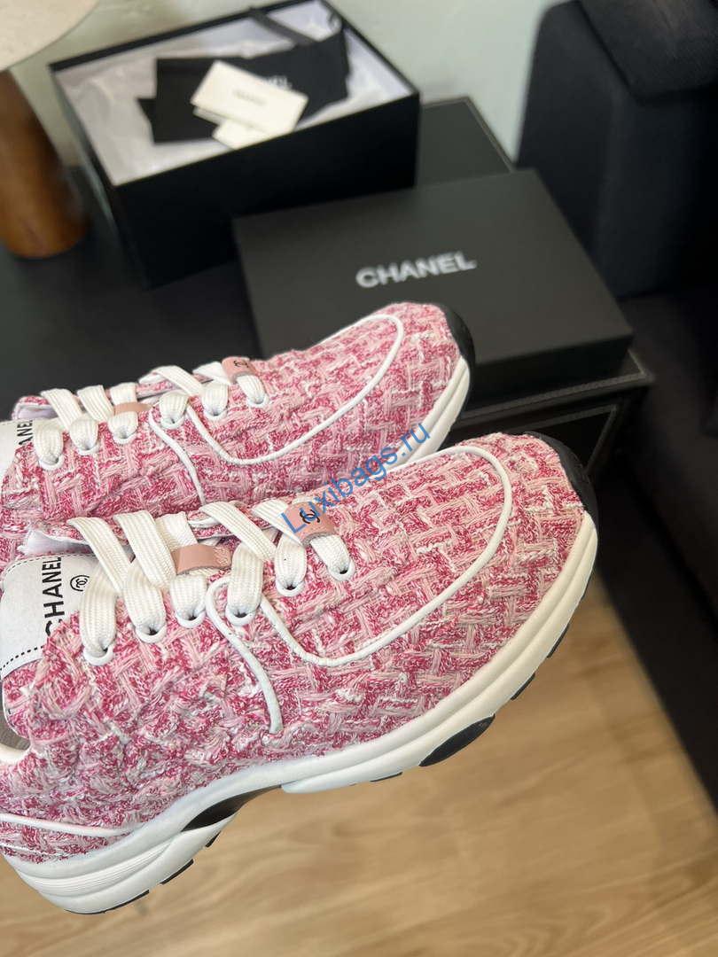 Chanel G45077 Women's Trainer Wool Sneaker C912470 | chanel g45077 womens 24b trainer wool sneaker c912467 033