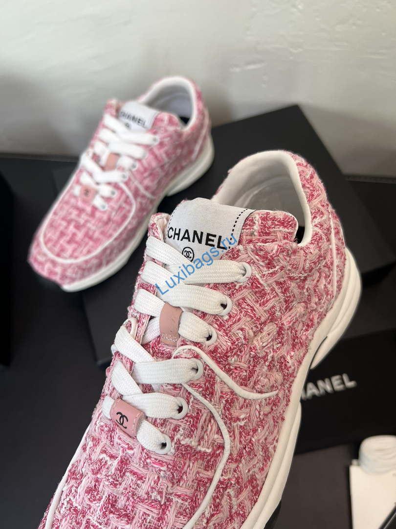 Chanel G45077 Women's Trainer Wool Sneaker C912470 | chanel g45077 womens 24b trainer wool sneaker c912467 035