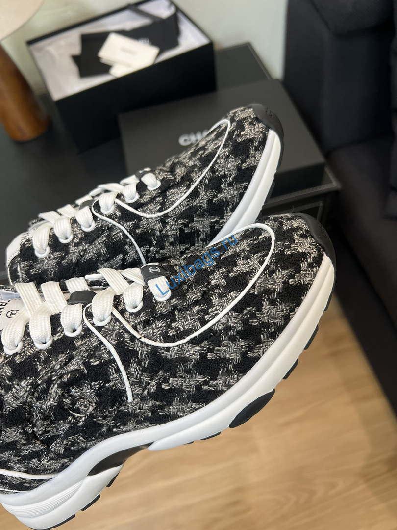Chanel G45077 Women's Trainer Wool Sneaker C912471 | chanel g45077 womens 24b trainer wool sneaker c912467 039