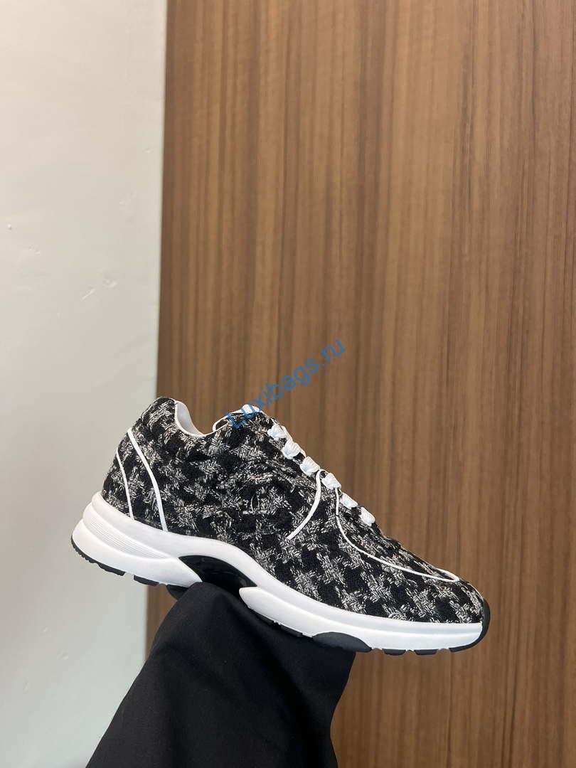 Chanel G45077 Women's Trainer Wool Sneaker C912471 | chanel g45077 womens 24b trainer wool sneaker c912467 040