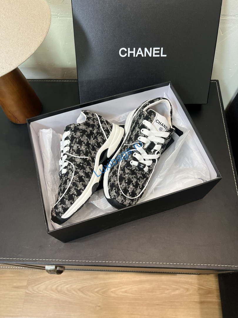Chanel G45077 Women's Trainer Wool Sneaker C912471 | chanel g45077 womens 24b trainer wool sneaker c912467 041