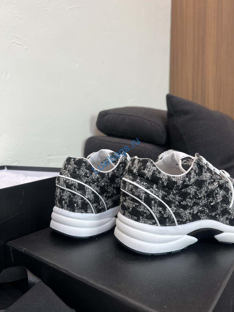 Chanel G45077 Women's Trainer Wool Sneaker C912471 | chanel g45077 womens 24b trainer wool sneaker c912467 042