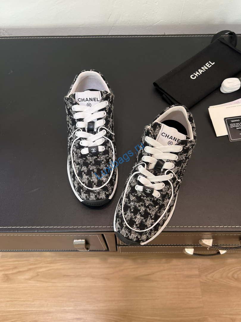 Chanel G45077 Women's Trainer Wool Sneaker C912471 | chanel g45077 womens 24b trainer wool sneaker c912467 043