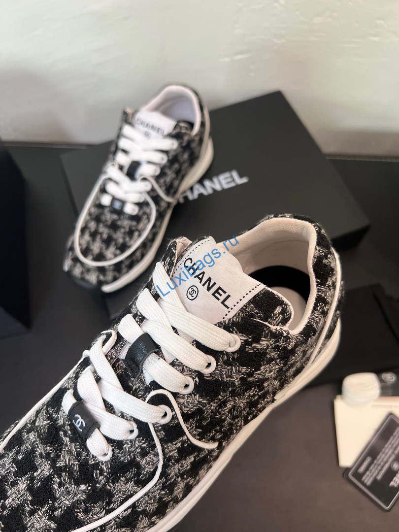Chanel G45077 Women's Trainer Wool Sneaker C912471 | chanel g45077 womens 24b trainer wool sneaker c912467 044