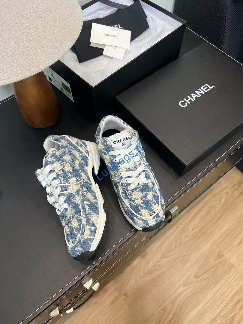 Chanel G45077 Women's Trainer Wool Sneaker C912472 | chanel g45077 womens 24b trainer wool sneaker c912467 047