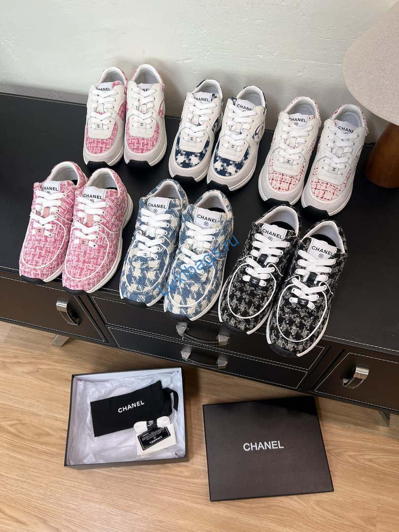 Chanel G45077 Women's Trainer Wool Sneaker C912470 | chanel g45077 womens 24b trainer wool sneaker c912467 055