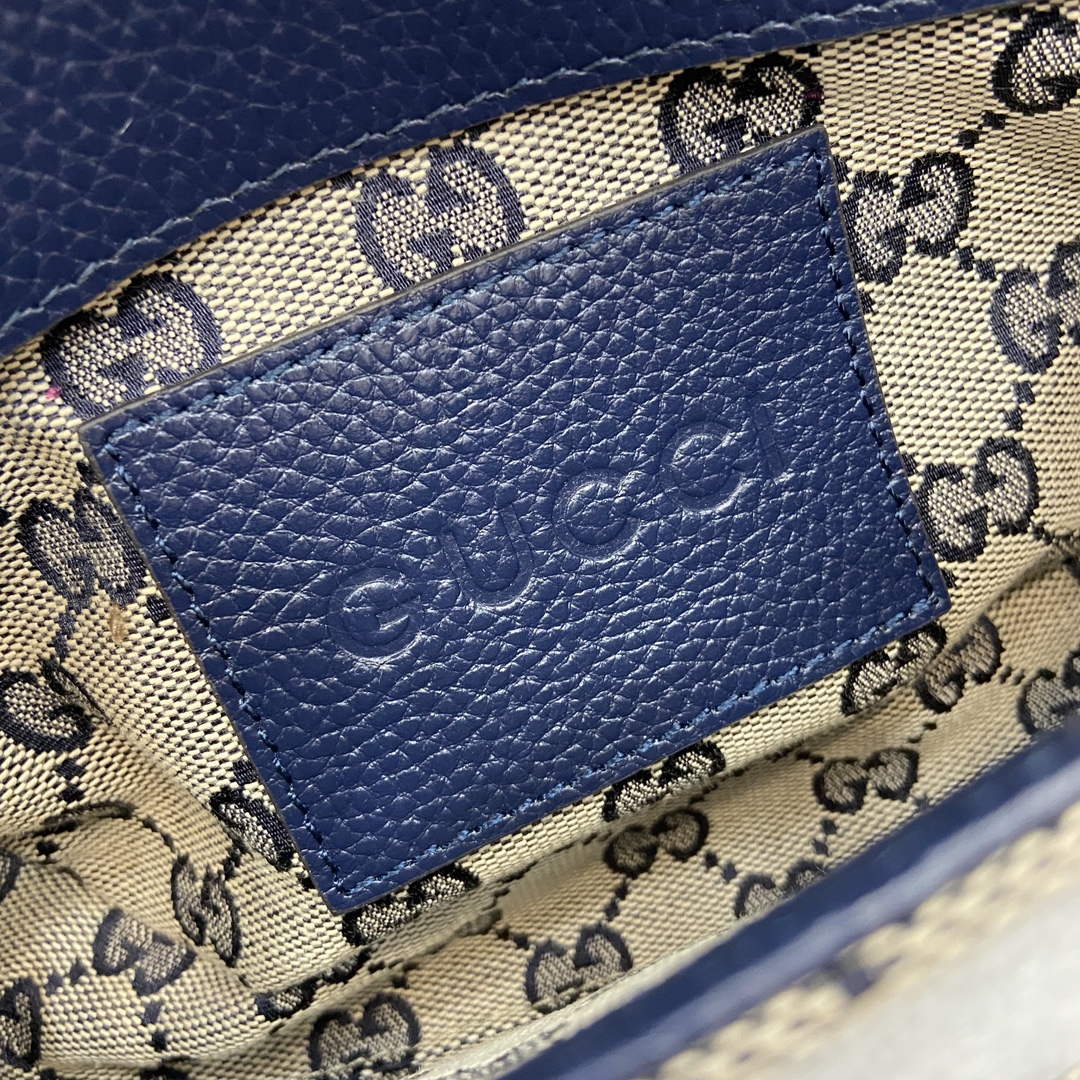 Gucci 795213 GG Super Mini Bag Dark Blue | gucci 795213 gg super mini bag dark blue 10