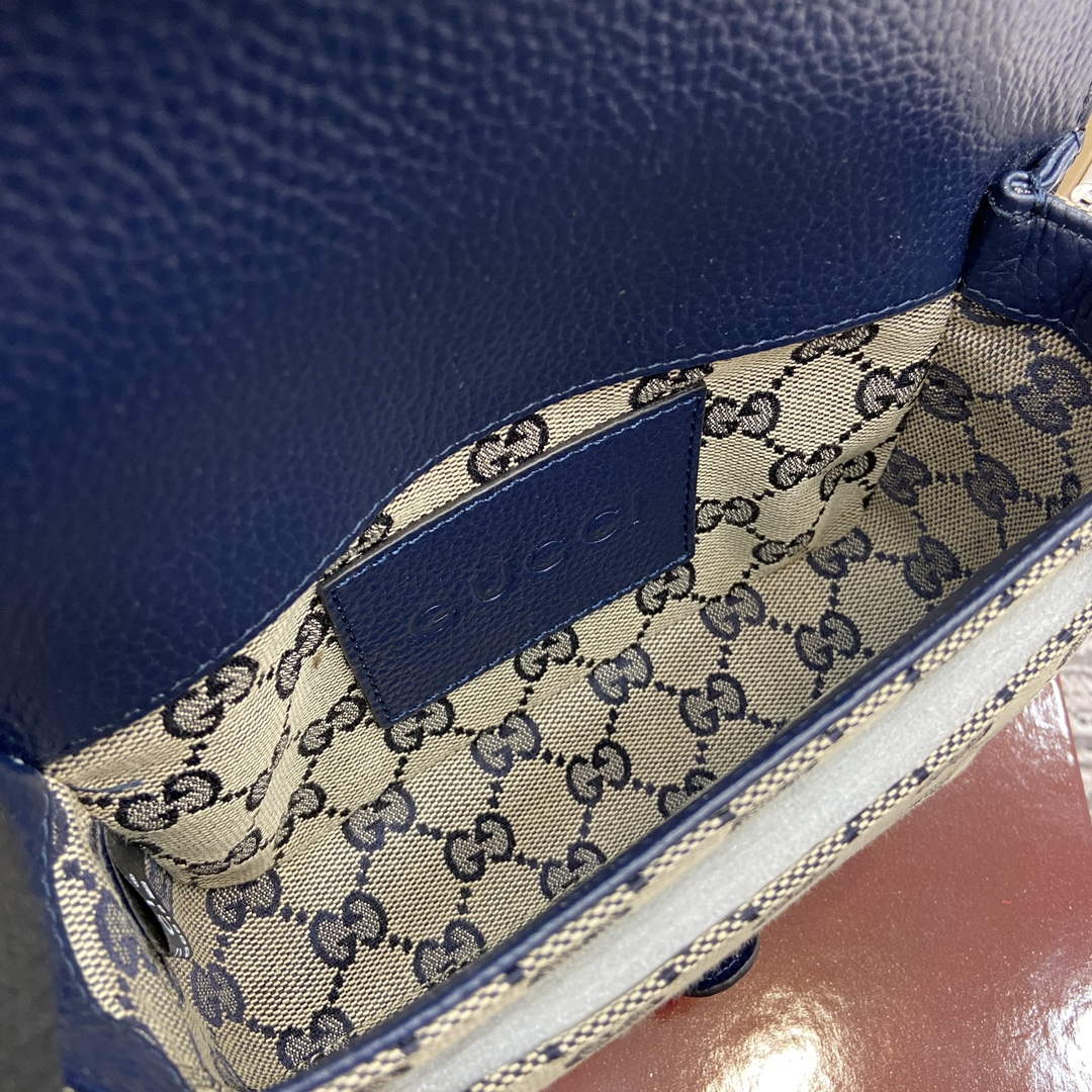 Gucci 795213 GG Super Mini Bag Dark Blue | gucci 795213 gg super mini bag dark blue 6