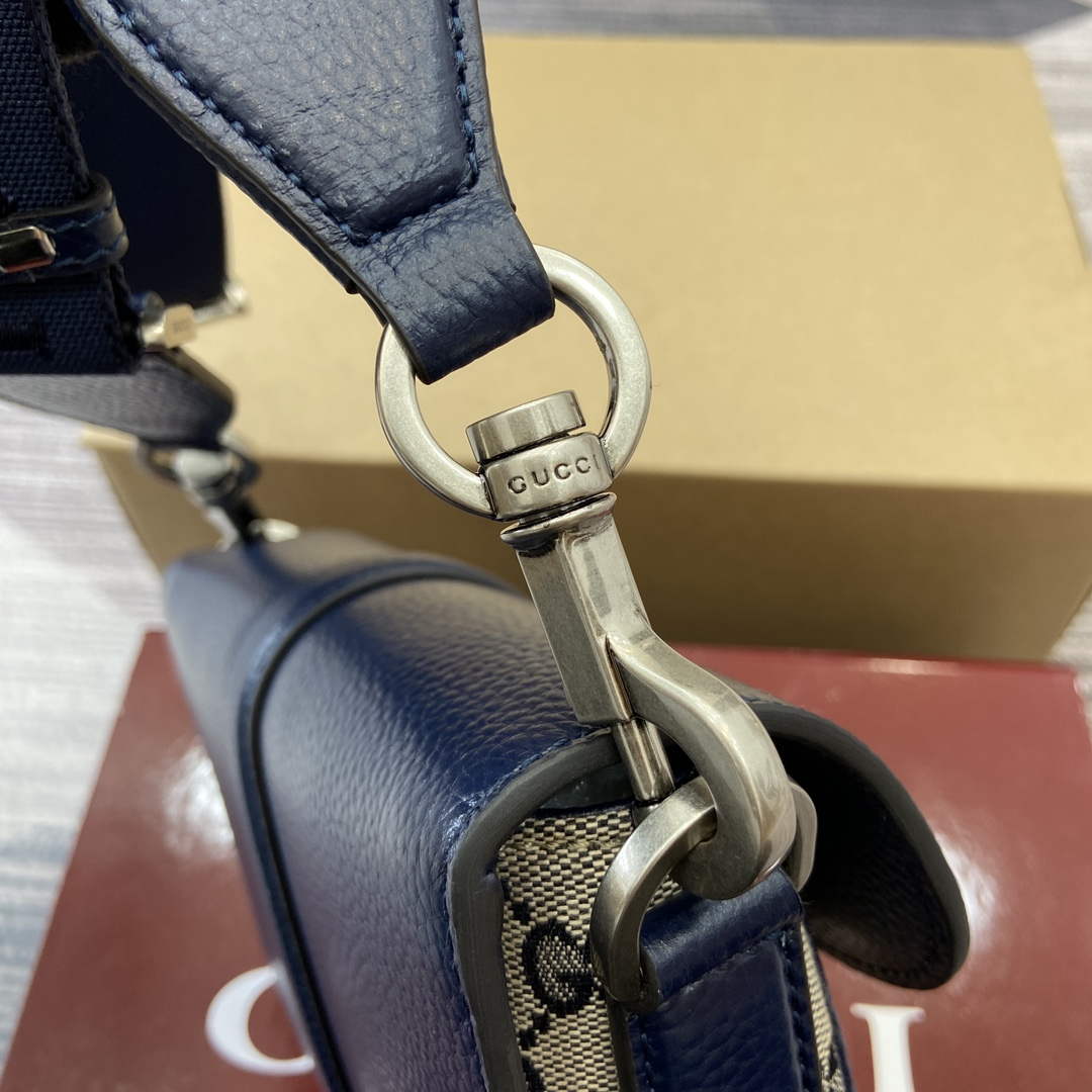 Gucci 795213 GG Super Mini Bag Dark Blue | gucci 795213 gg super mini bag dark blue 7