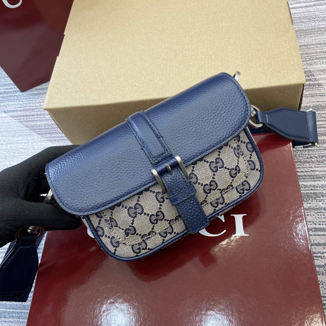 Gucci 795213 GG Super Mini Bag Dark Blue | gucci 795213 gg super mini bag dark blue 8