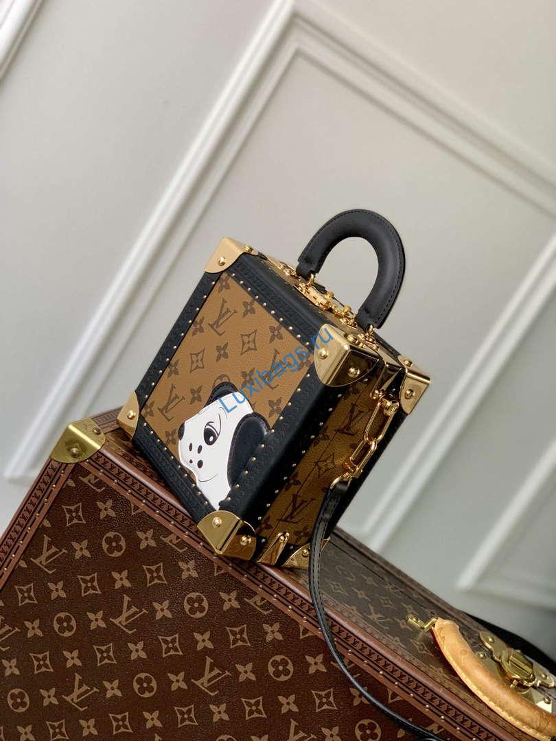LV M11206 Louis Vuitton Mini Square Trunk Dalmatien Black | lv m11206 louis vuitton mini square trunk dalmatien black 2