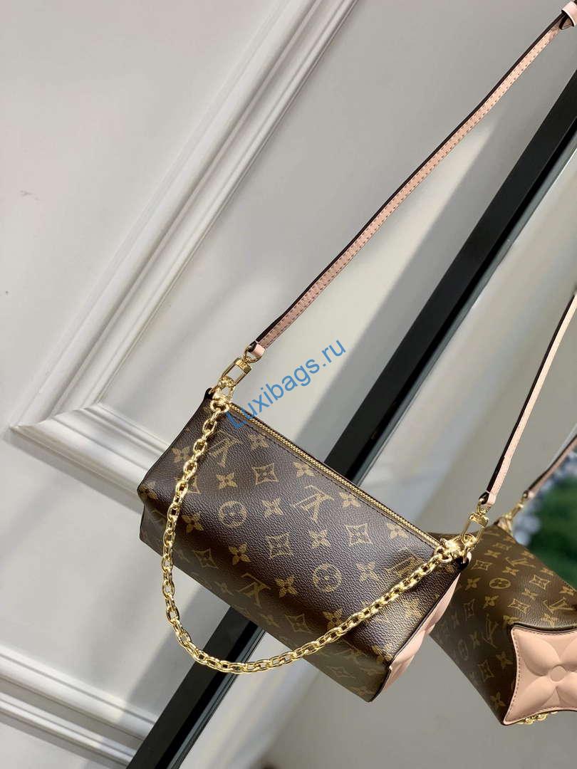 LV M11303 Louis Vuitton Bloom Pouch Bag Rose Jasmin Pink | lv m11303 louis vuitton bloom pouch bag rose jasmin pink 3