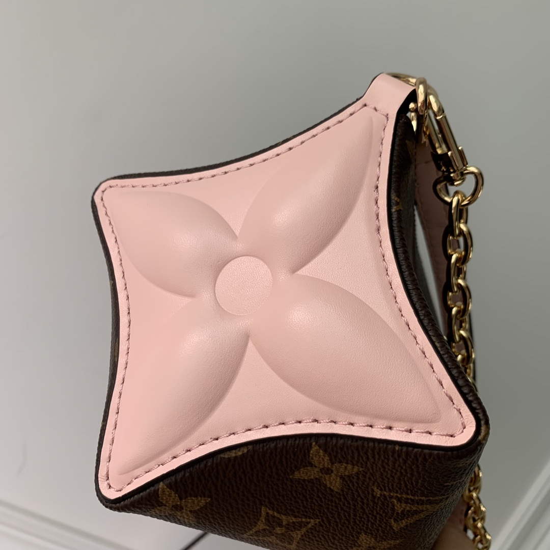 LV M11303 Louis Vuitton Bloom Pouch Bag Rose Jasmin Pink | lv m11303 louis vuitton bloom pouch bag rose jasmin pink 7