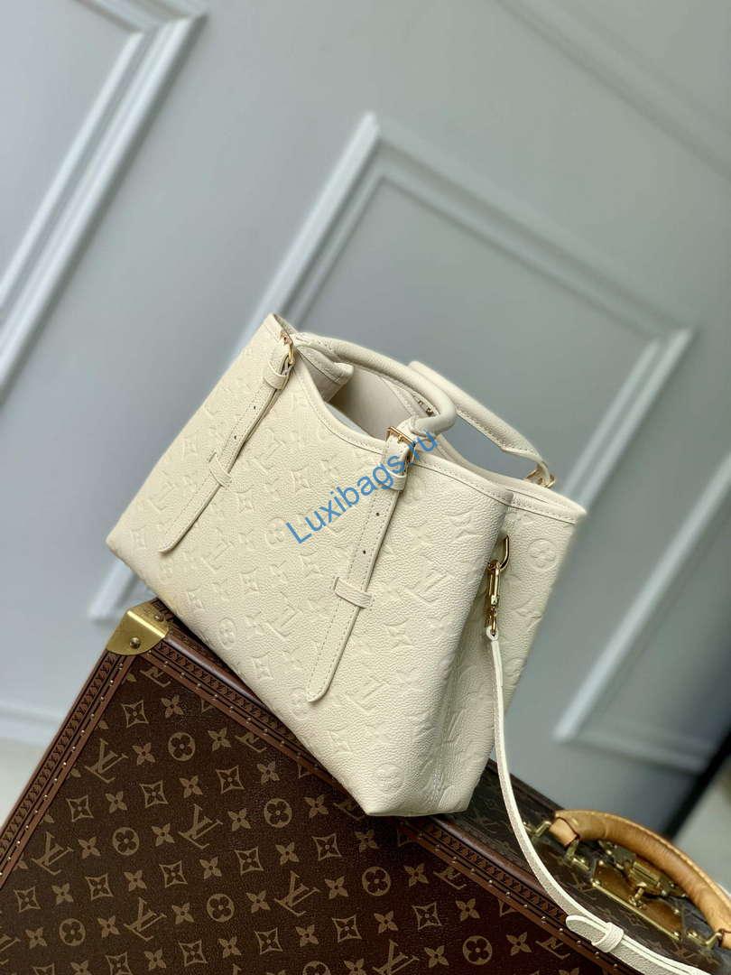 LV M11394 Louis Vuitton Babylone Tote MM Bag Cream | lv m11394 louis vuitton babylone tote mm bag white 2