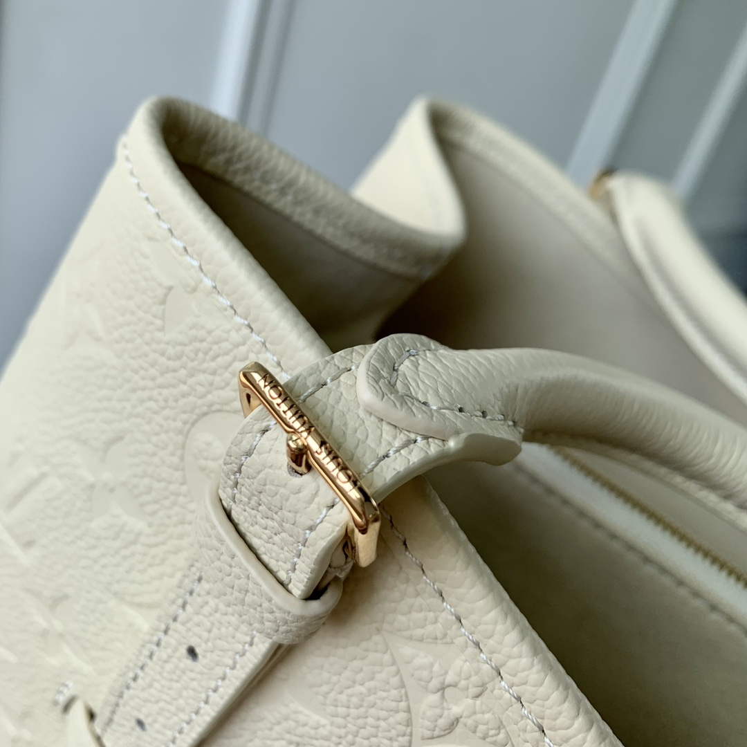 LV M11394 Louis Vuitton Babylone Tote MM Bag Cream | lv m11394 louis vuitton babylone tote mm bag white 5