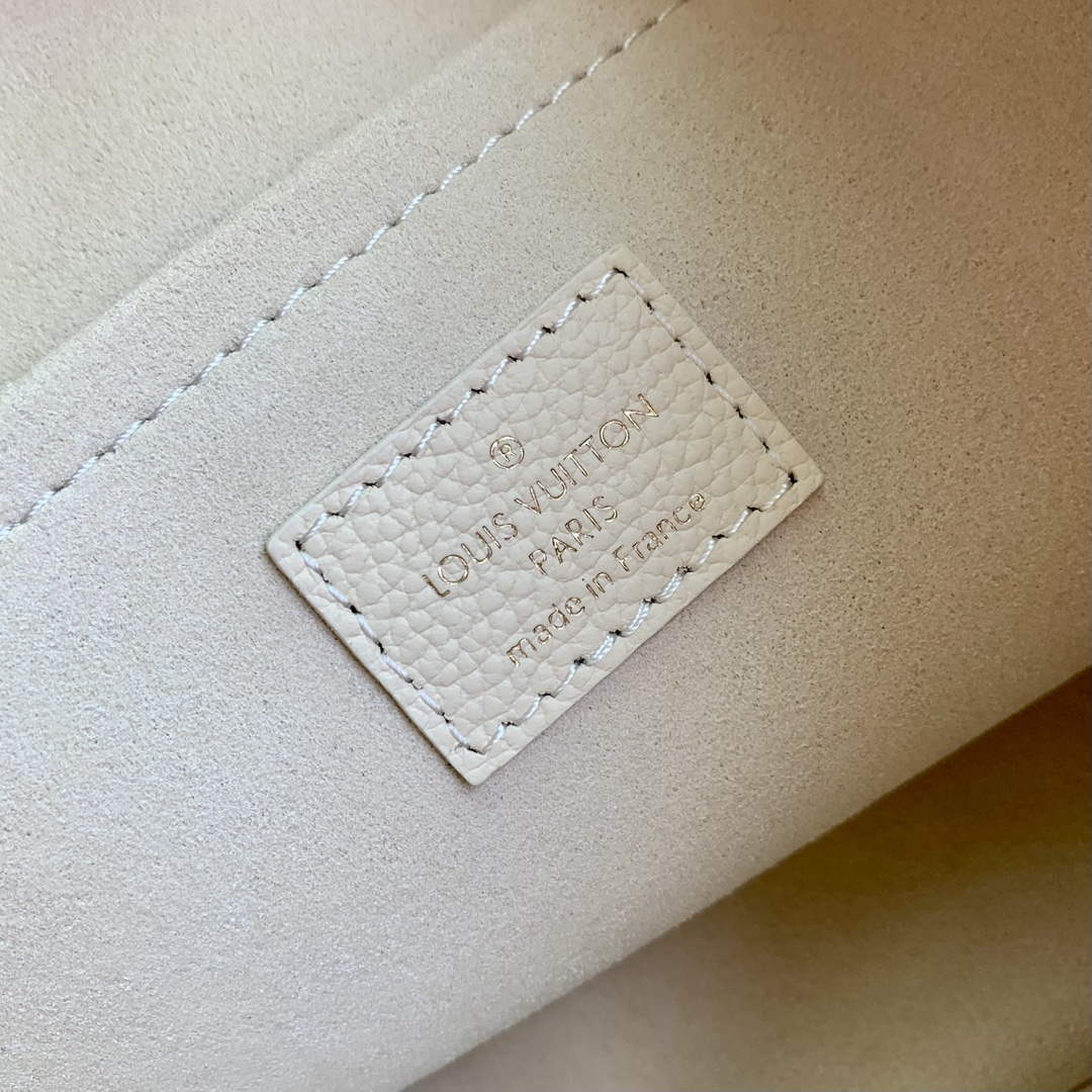 LV M11394 Louis Vuitton Babylone Tote MM Bag Cream | lv m11394 louis vuitton babylone tote mm bag white 8
