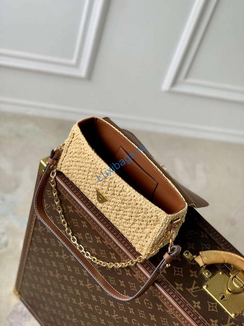 LV M25030 Louis Vuitton Twist West Bag Natural/Tan | lv m25030 louis vuitton twist west bag natural tan 9