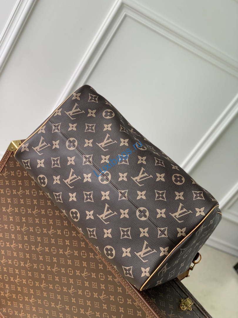 LV M46962 Louis Vuitton Speedy P9 Bandoulière 50 Bag Monogram Leather | lv m46962 louis vuitton speedy p9 bandouliere 50 bag monogram leather 003