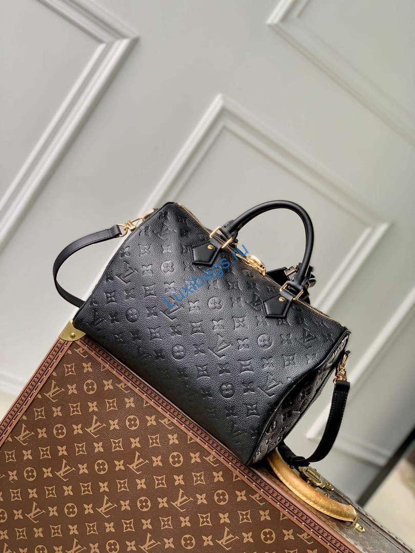 LV M47186 Louis Vuitton Speedy Soft 30 Handbag Black | lv m47186 louis vuitton speedy soft 30 handbag black 3