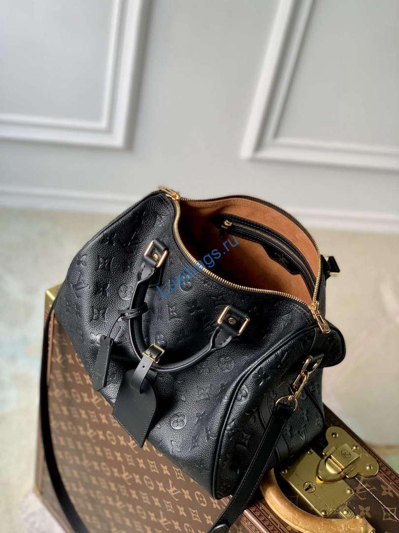 LV M47186 Louis Vuitton Speedy Soft 30 Handbag Black | lv m47186 louis vuitton speedy soft 30 handbag black 9